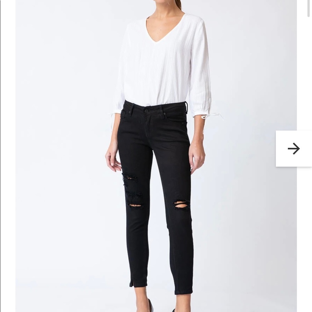 Kancan Claire Low Rise Ankle Skinny Jeans